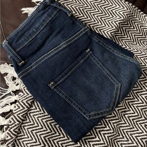 Fashion Nova Dark Blue Denim Jeans